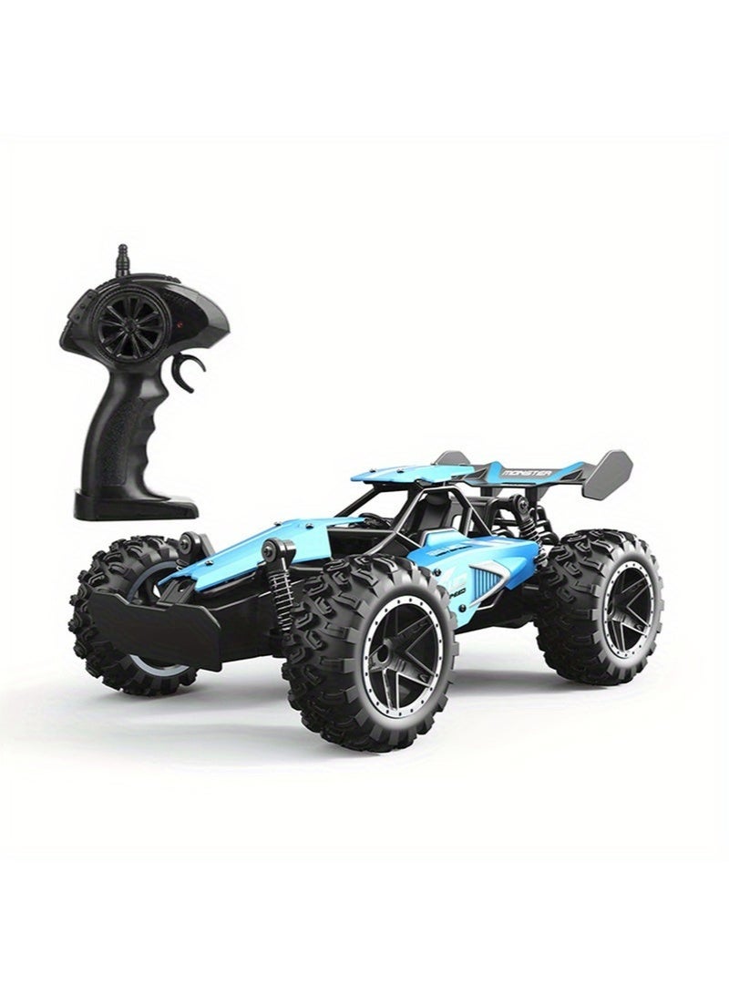 Arabest Small High-speed Off-road 2.4 G Remote Control Car Drift Adapted To The Anti-collision Setting Of Various Sections Of Rubber Large Tire, 2WD RC Car with Hand Control，Dual Batteries Switch Toy Car At Any Time，Gifts Toy for Boys Girls, Blue - Image 1
